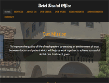 Tablet Screenshot of dentalbetel.com